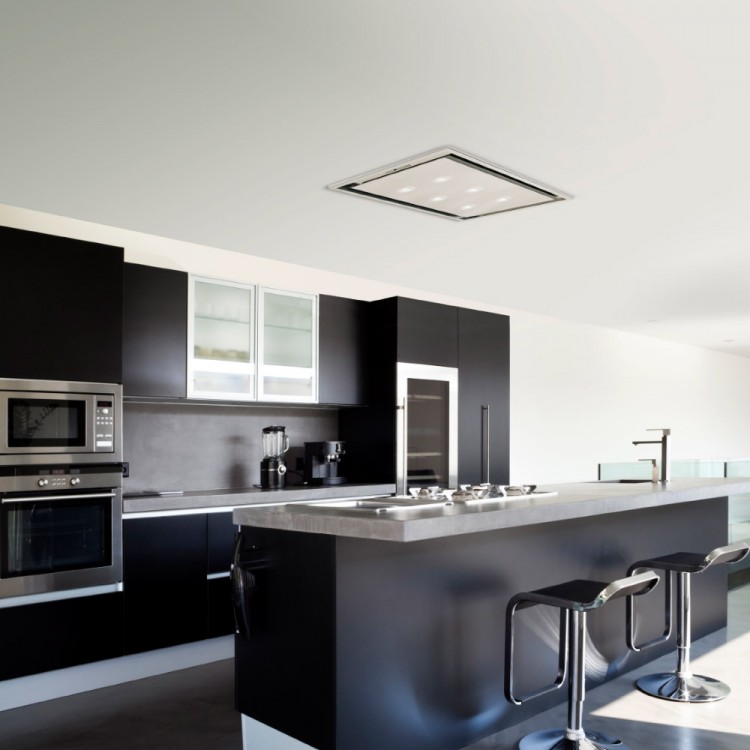 Anzi Ceiling Cooker Hood Slimline Motor Stainless Steel Luxair Anzi Ceiling Cooker Hood Slimline Motor Stainless Steel